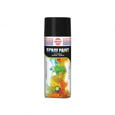 Asmaco All Purpose Spray Paint Qora 400 ml.